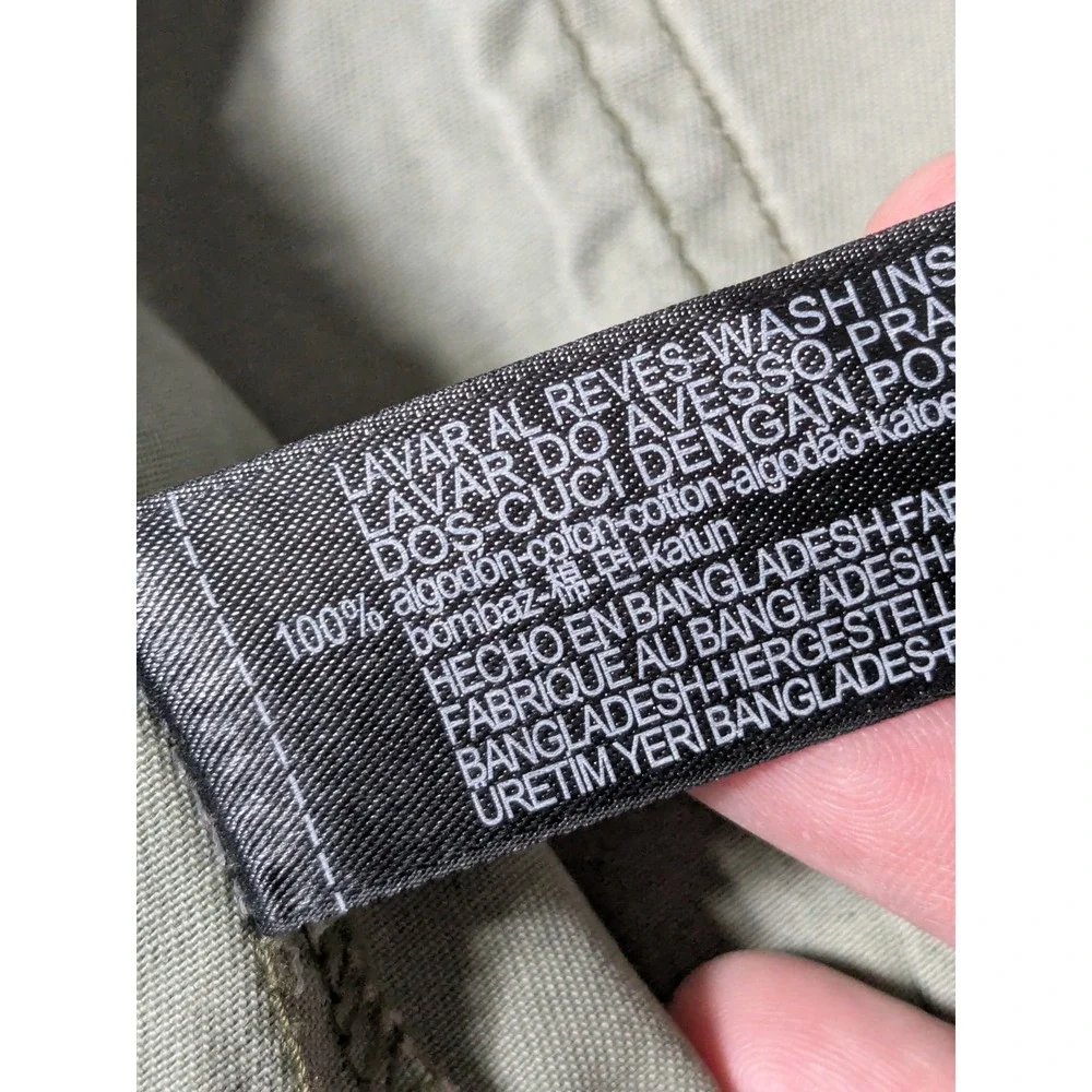 ZARA MAN YOU HAVEN'T SEEN ANYTHING‎ Men Medium Green Camo Utility Jacket